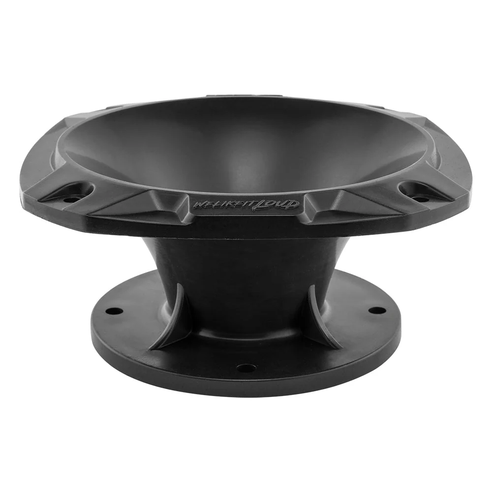 PRO-HP52/BK 2" Throat Shallow Bolt On 57° 2.61" Depth Plastic Horn - Image 3