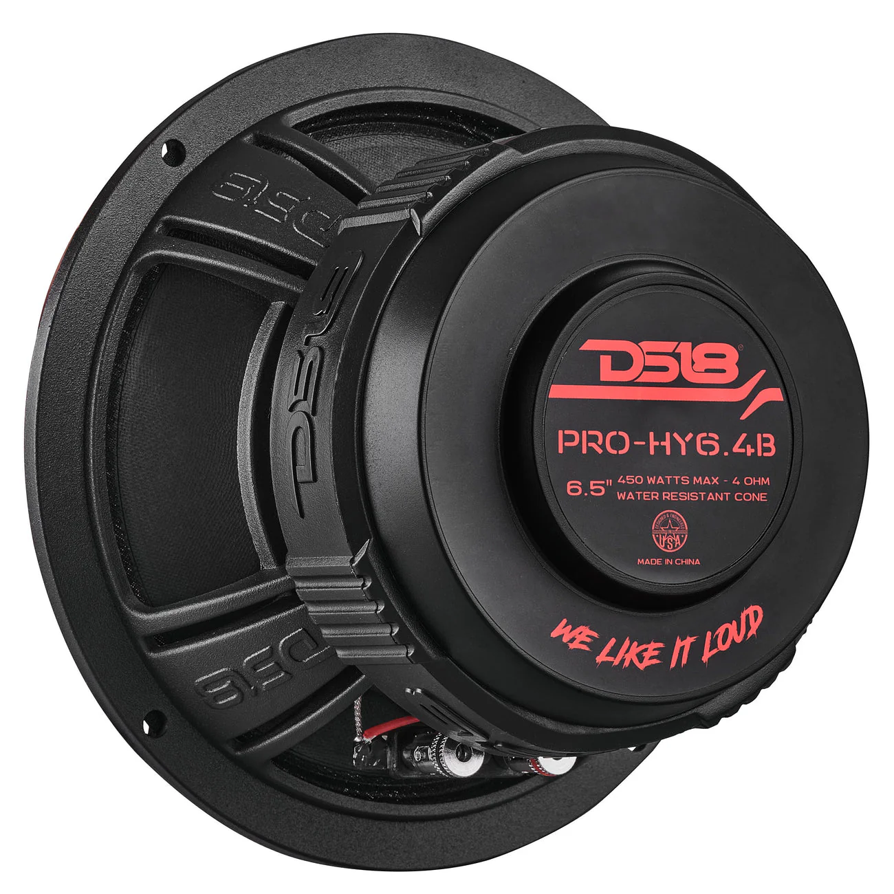 PRO-HY6.4B Coaxial Hybrid Mid-Range Water resistant Cone Loudspeaker with Built-in Driver 225 Watts Rms 4-Ohm - Image 5