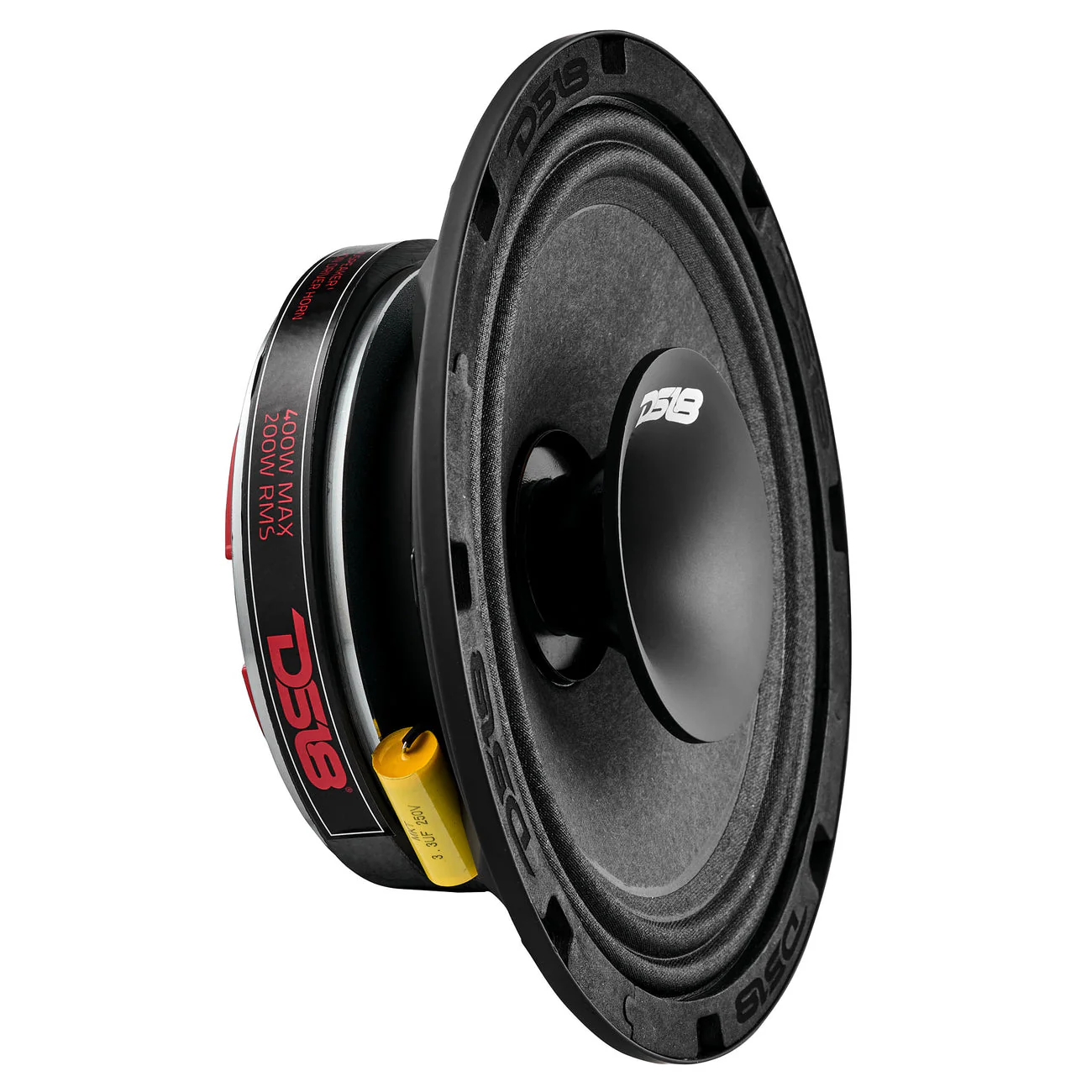 PRO-HY8.4MSL Shallow Coaxial Hybrid Mid-Range Loudspeaker with Built-in Driver 200 Watts Rms 4-Ohm - Grill Included - Image 2