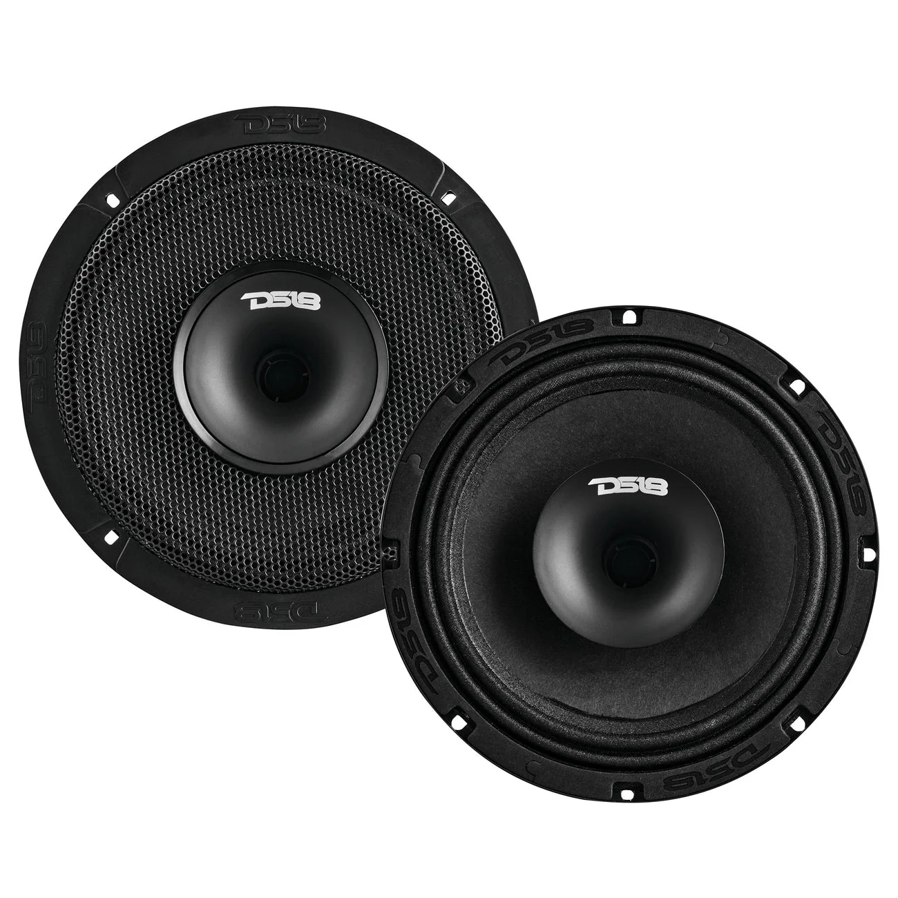 PRO-HY8.4MSL Shallow Coaxial Hybrid Mid-Range Loudspeaker with Built-in Driver 200 Watts Rms 4-Ohm - Grill Included - Image 6