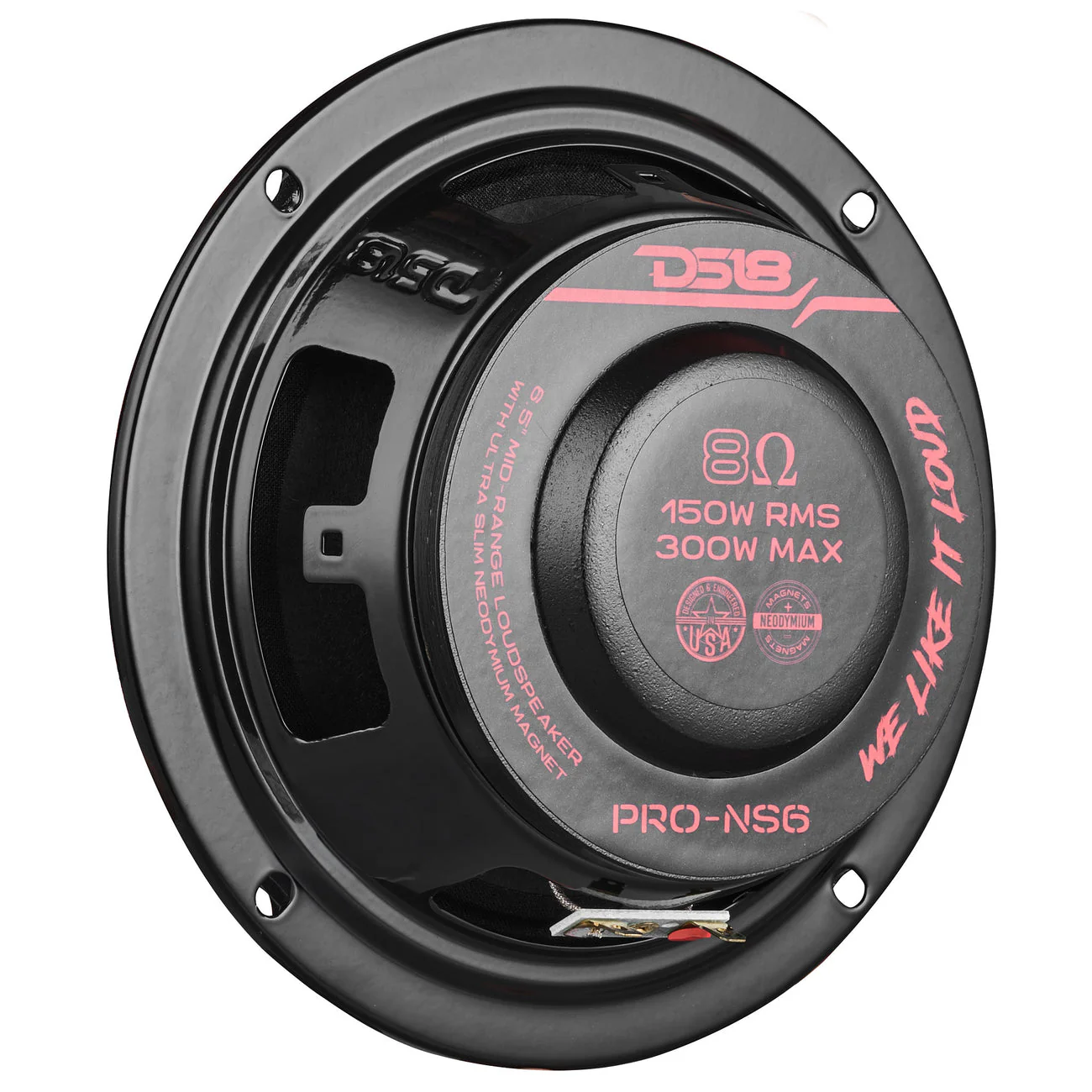 PRO-NS6 Shallow Neodymium Full-Range Loudspeaker 150 Watts Rms 8-Ohm - Image 6