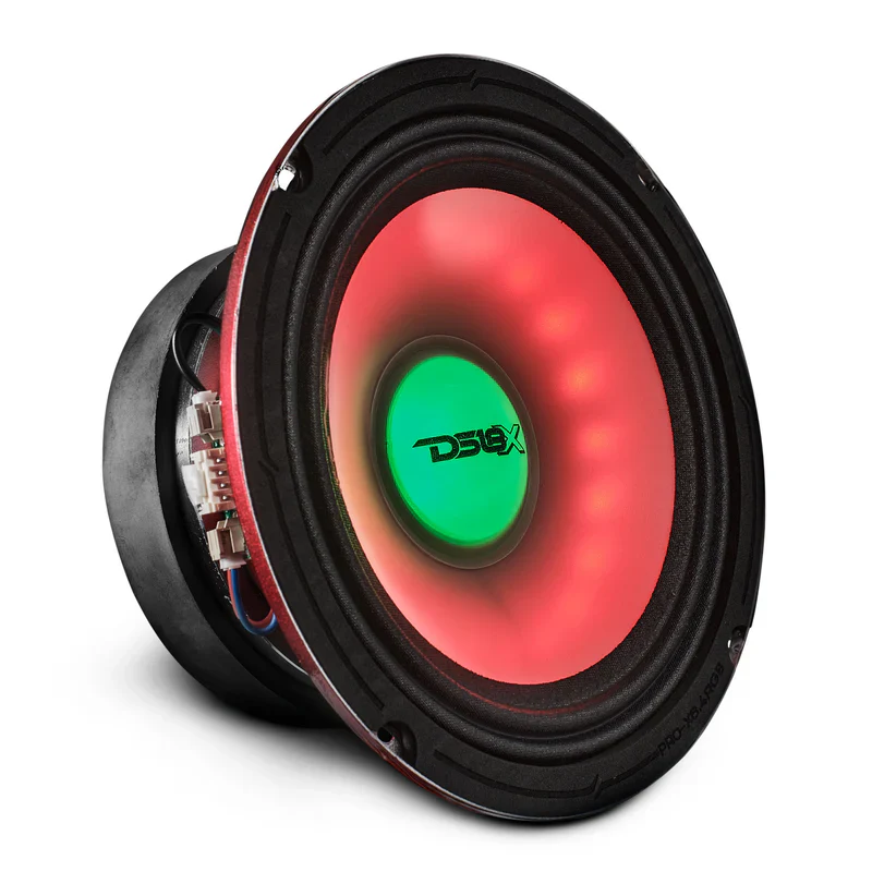 PRO-X6.4RGB 6.5" Mid-Range Loudspeaker with Dual RGB LED For Cone & Dust Cap 250 Watts 4-Ohm - Image 2