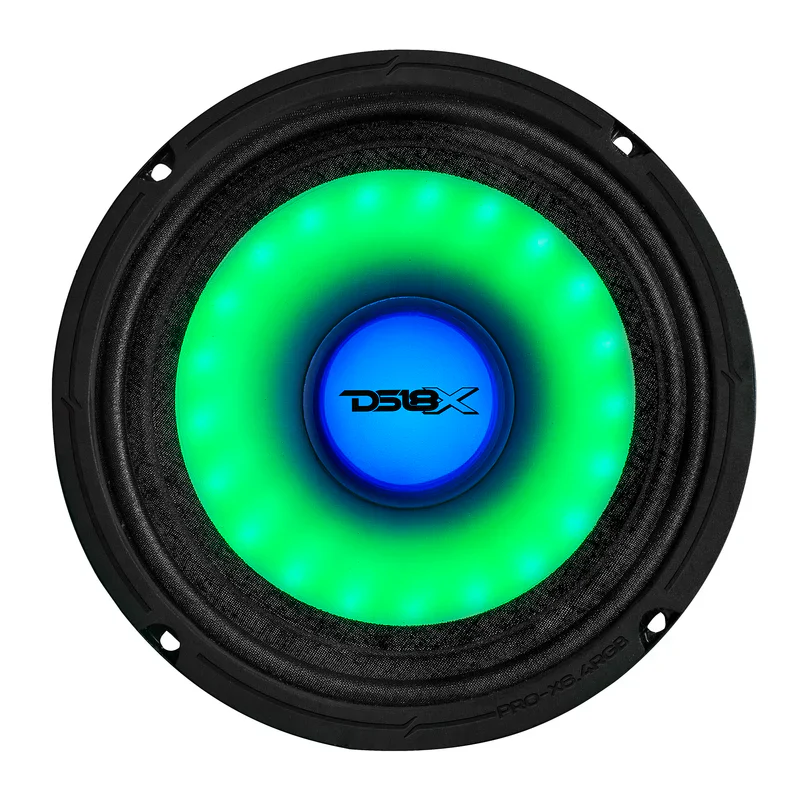 PRO-X6.4RGB 6.5" Mid-Range Loudspeaker with Dual RGB LED For Cone & Dust Cap 250 Watts 4-Ohm - Image 4
