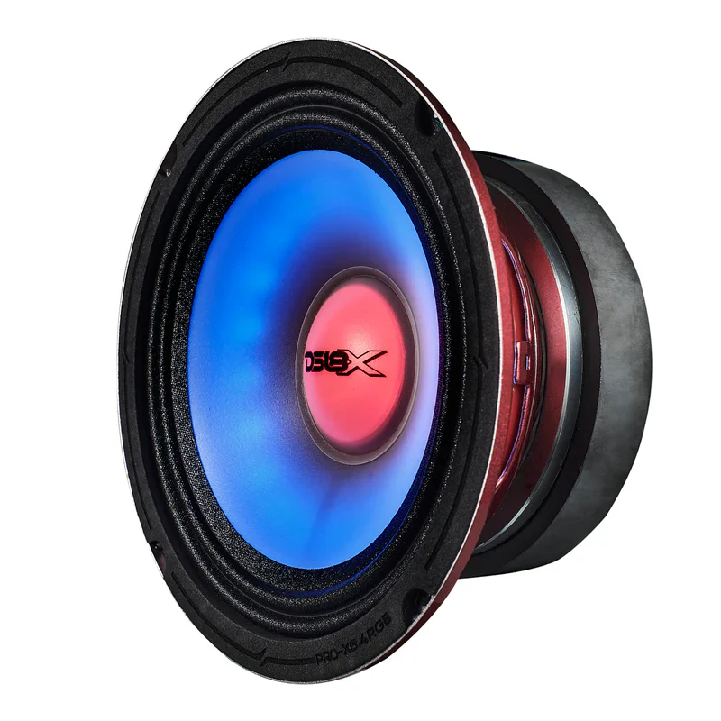 PRO-X6.4RGB 6.5" Mid-Range Loudspeaker with Dual RGB LED For Cone & Dust Cap 250 Watts 4-Ohm - Image 6