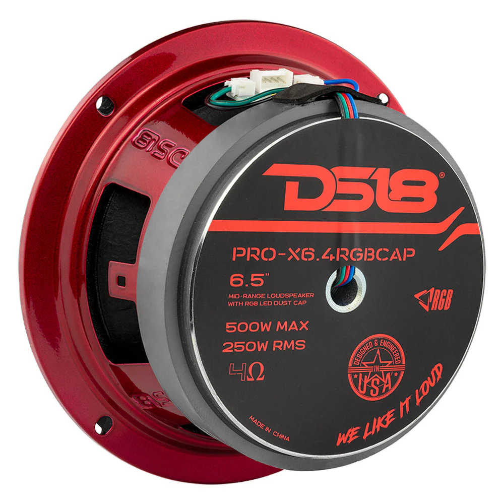 PRO-X6.4RGBCAP Mid-Range Loudspeaker with RGB Light Dust Cap 250 Watts Rms 4-Ohm - Image 6
