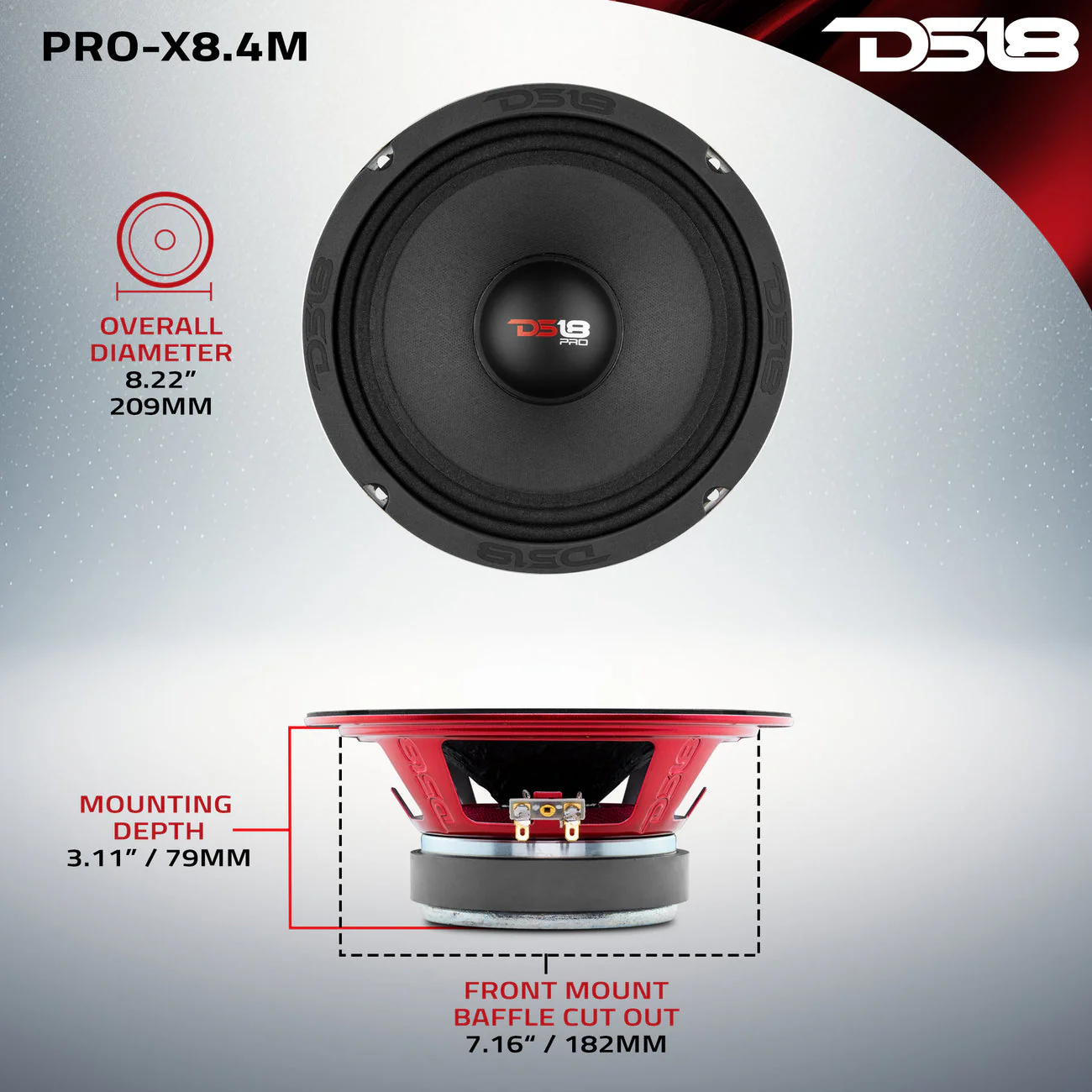 PRO-X8.4M Mid-Range Loudspeaker - Image 7