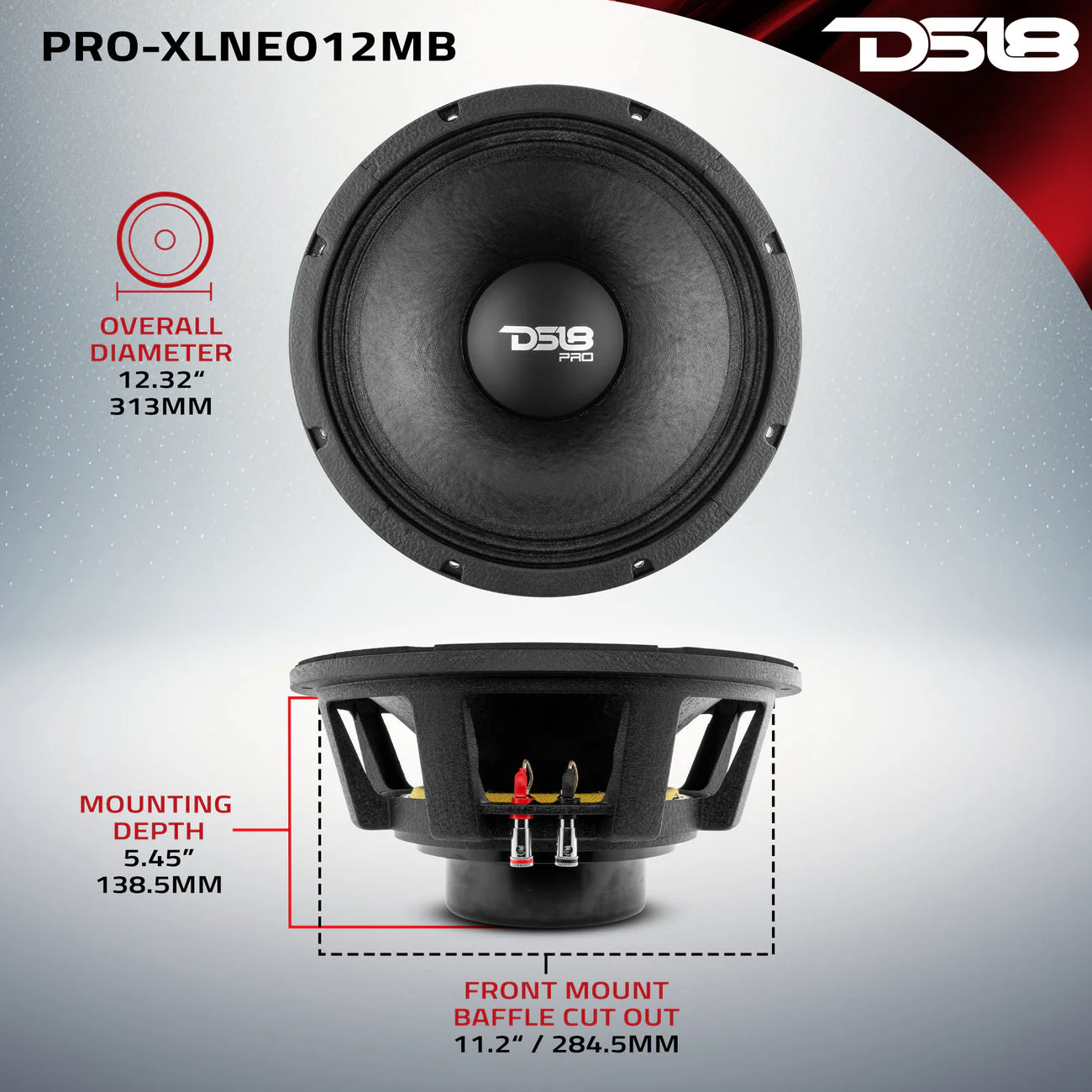PRO-XLNEO12MB Neodymium Mid-Bass Loudspeaker 1000 Watts Rms 8-Ohm - Image 7