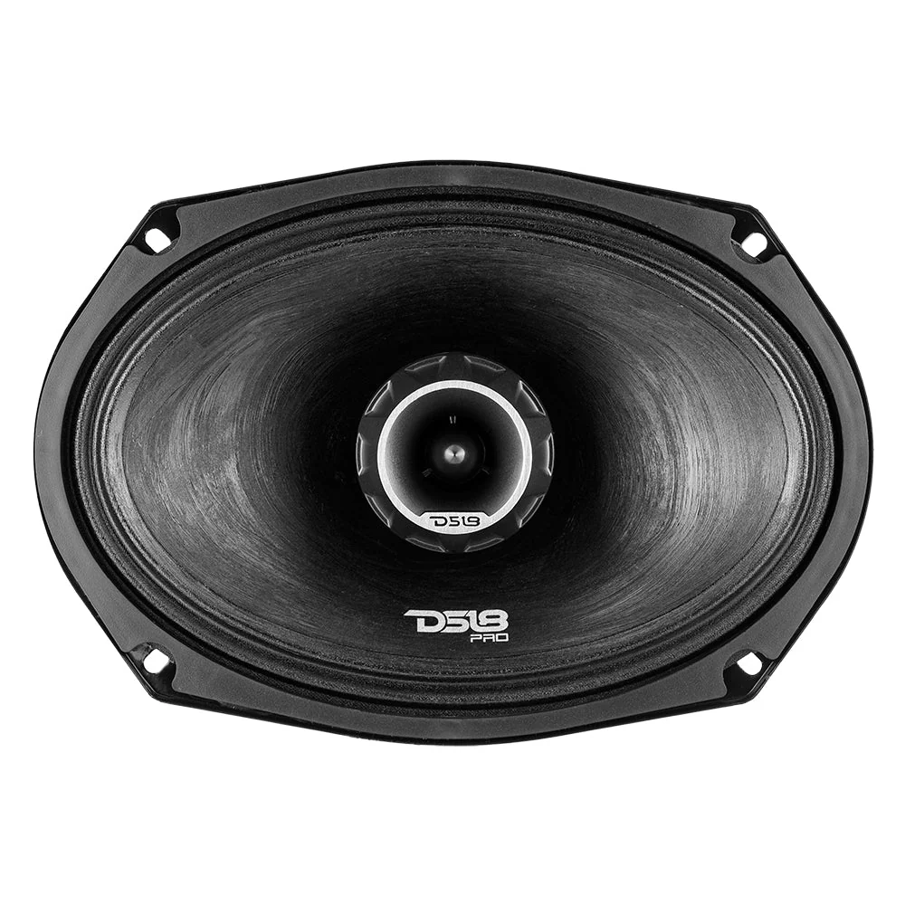 PRO-ZT69 Coaxial Mid-Range Loudspeaker with Water Resistant Cone Built-in Bullet Tweeter and Grill 275 Watts Rms 4-Ohm - Image 2