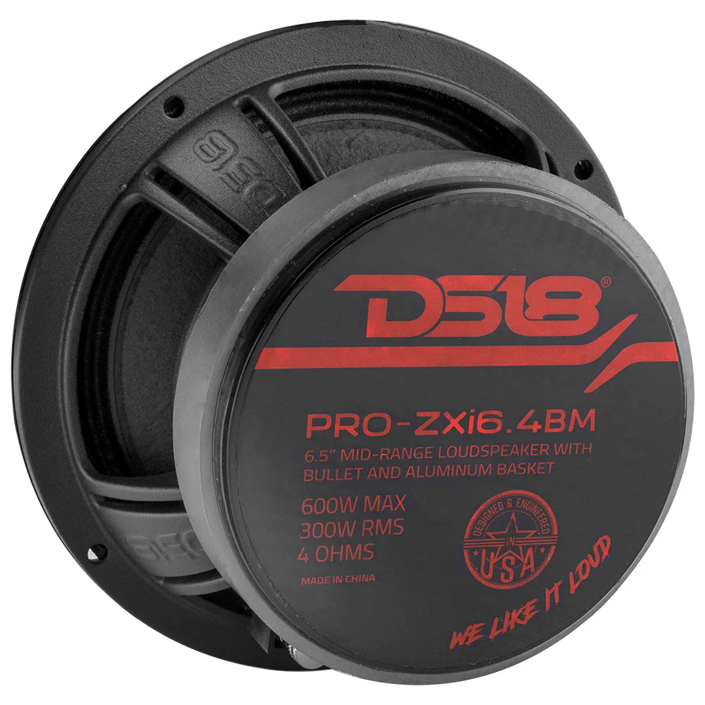PRO-ZXI6.4BM Mid-Range Bullet Loudspeaker Neodymium/Ferrite Magnets 300 Watts Rms 4-Ohm - Image 6