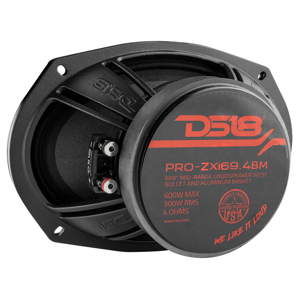 PRO-ZXI694BM Mid-Range Bullet Loudspeaker Neodymium/Ferrite Magnets 300 Watts Rms 4-Ohm - Image 6