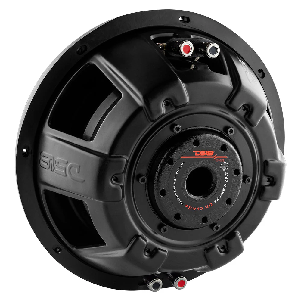PSW10.2D Shallow-Mount Water Resistant 10" Subwoofer 500 Watts Rms DVC 2-Ohm - Image 4