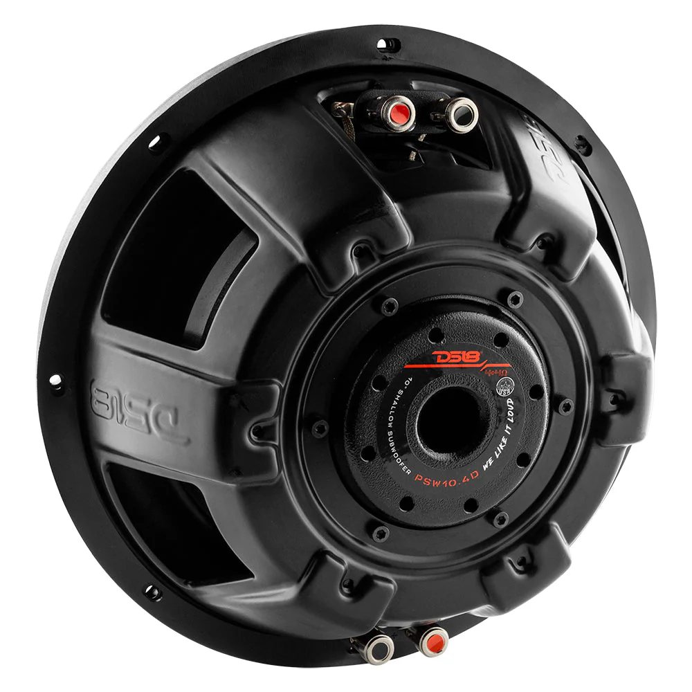 PSW10.4D PS Shallow-Mount Water Resistant 10" Subwoofer 500 Watts Rms DVC 4-Ohm - Image 4