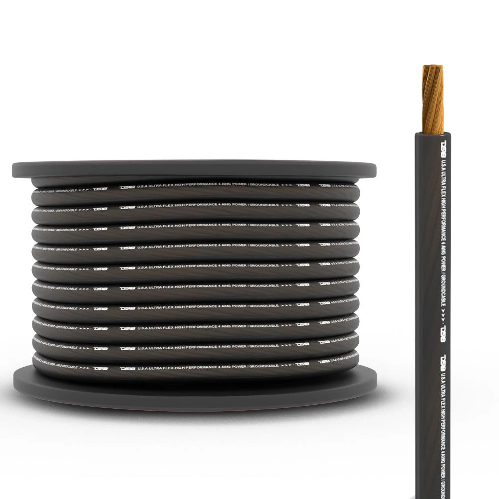 PW-4GA-100BK 4-GA CCA Ground, Power Cable, 100 Feet - Image 2