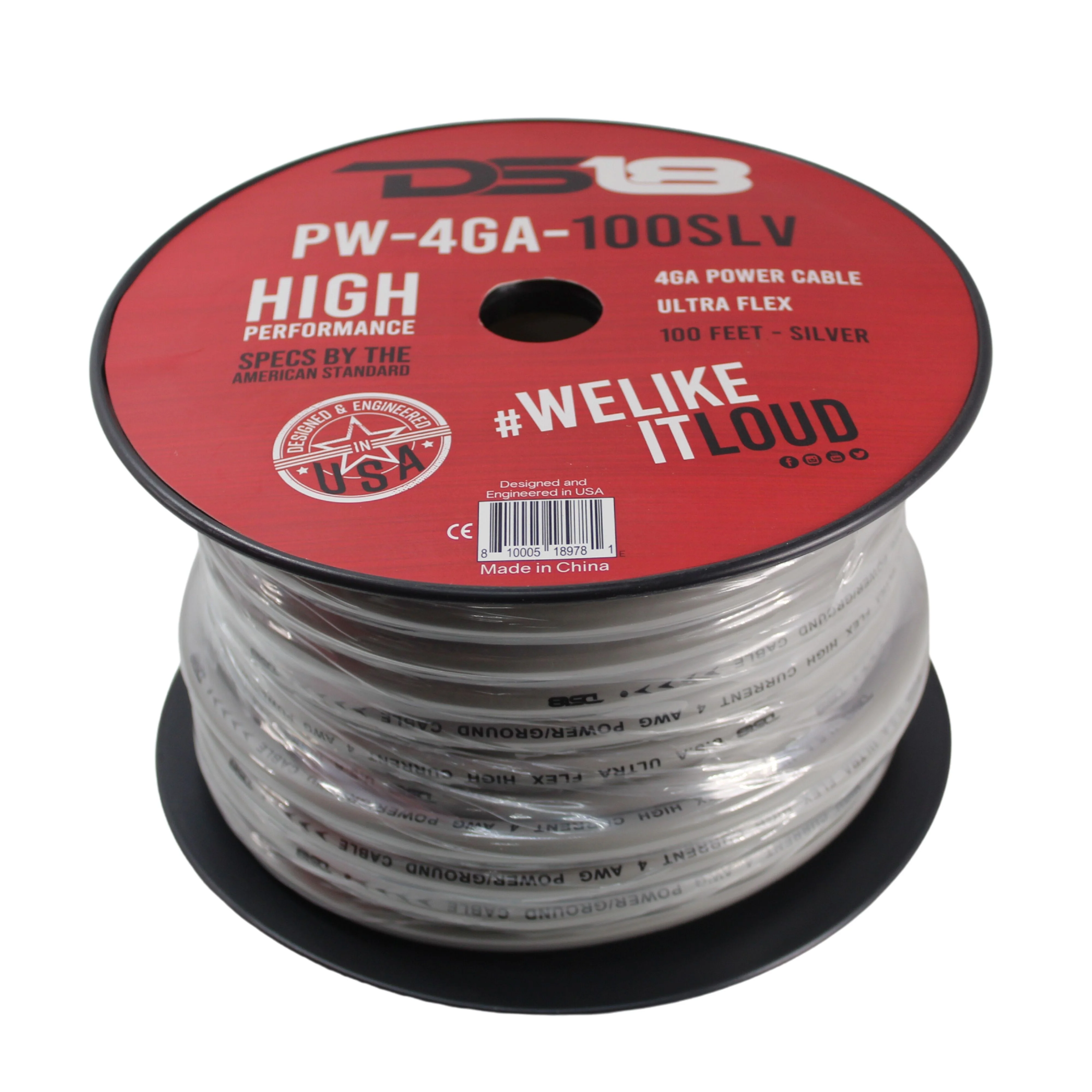 PW-4GA-100SLV 4-GA CCA Ground, Power Cable, 100 Feet - Image 2