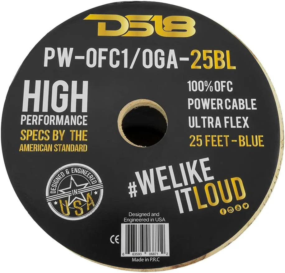 PW-OFC1/0GA-25BL 1/0-GA 100% OFC Ground, Power Cable, 25 Feet - Image 2