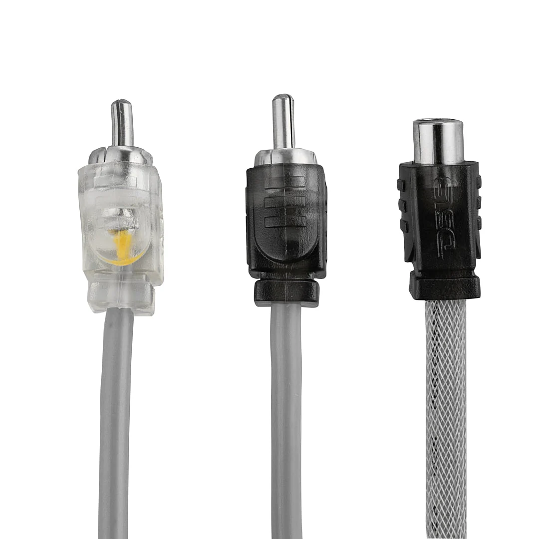 R1F2M/SLV Ultra Flex 100% OFC RCA Y Connector 1 Female/2 Male - Image 3