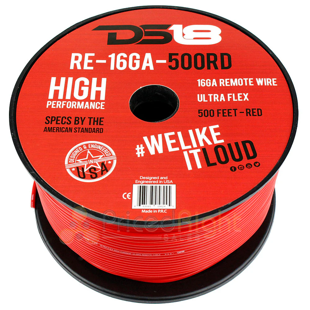 RE-16GA-500RD 16-GA Remote Wire Primary Wire 500 Feet - Image 2