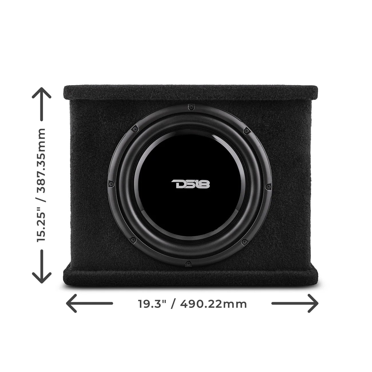 SB12 Loaded Shallow Subwoofer Enclosure 350 Watts Rms @ 2 ohm - Image 6