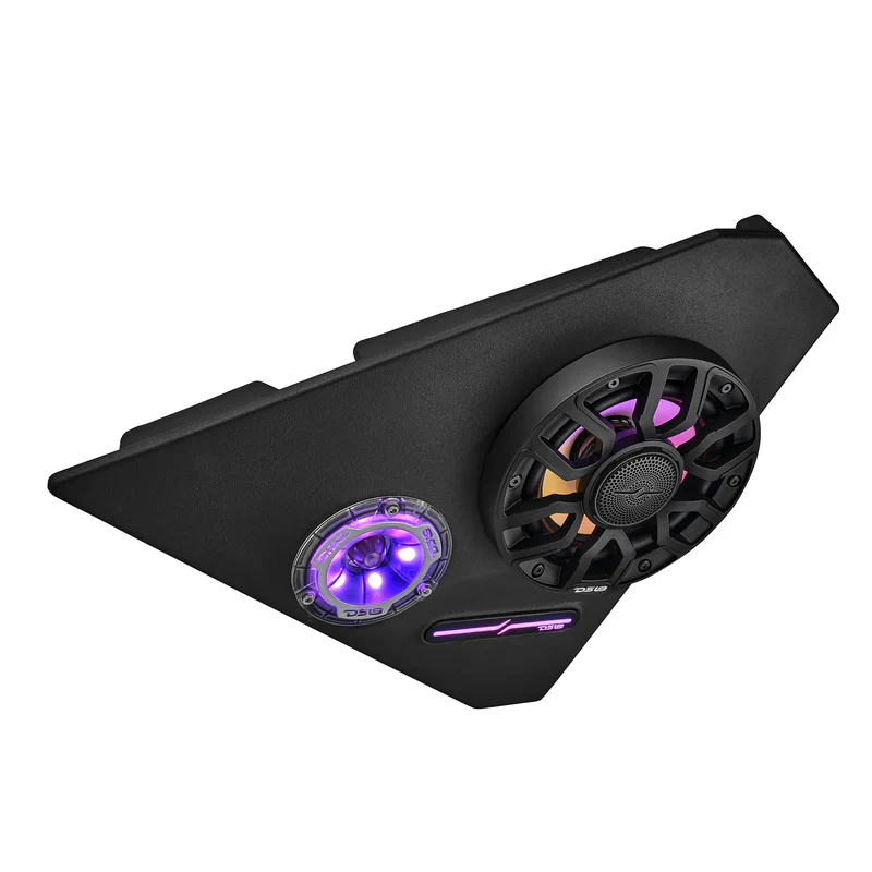 SLG-FKP6LDV2 Polaris Slingshot Front Kick Panel Speaker Pods Loaded | 2 x NXL-IQ6/BK & 2 x PRO-TW1LD and Digital LED Lights | 2015 - Current - Image 5