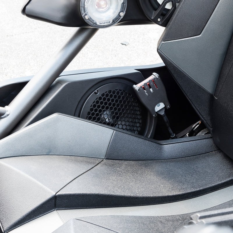 SLG-SP6LD Polaris Slingshot Side Panel Enclosure Loaded | 2 x PRO-SM6, 2 x ZXI-T1 & 2 x PRO-GRILL6-MS/BK | 2015 - 2019 - Image 5