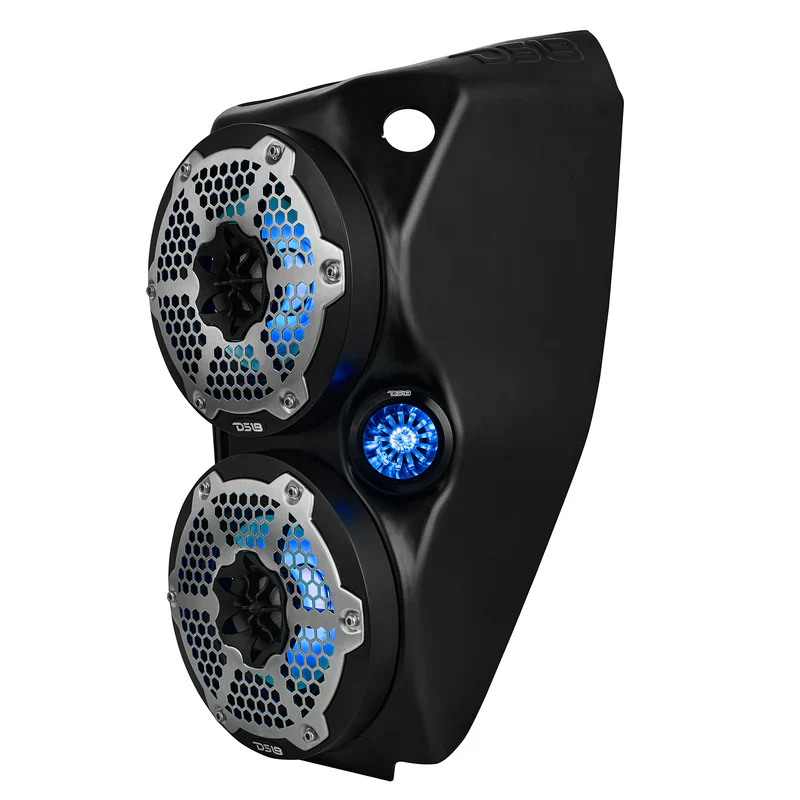 SLG-WFCC66 Polaris Slingshot Waterfall Center Console Empty Enclosure fits 2 x 6.5" Speakers & 2 x 2.28" Bullet Tweeter | 2015 - Current - Image 10