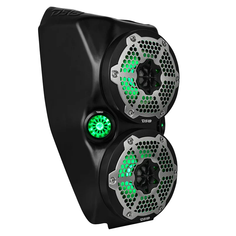 SLG-WFCC66 Polaris Slingshot Waterfall Center Console Empty Enclosure fits 2 x 6.5" Speakers & 2 x 2.28" Bullet Tweeter | 2015 - Current - Image 11
