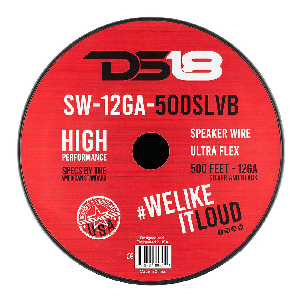 SW-12GA-500SLVB 12-GA Speaker Wire 500 Feet -Silver and Black - Image 3