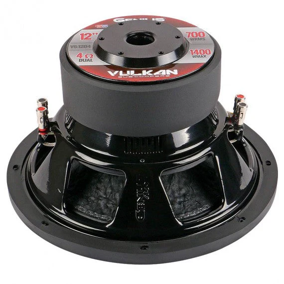 V6-12D4 VULKAN SERIES SUBWOOFER 12" 1400 WMAX / 700 WRMS DOUBLE 4 OHM VOICE COIL ROUND COPPER WIRE - Image 3