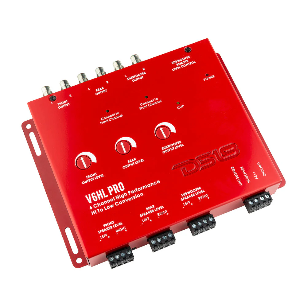 V6HLPRO Hi/Lo Converter 6-Channel with 12 Volt Trigger Output (Remote out) - Image 2