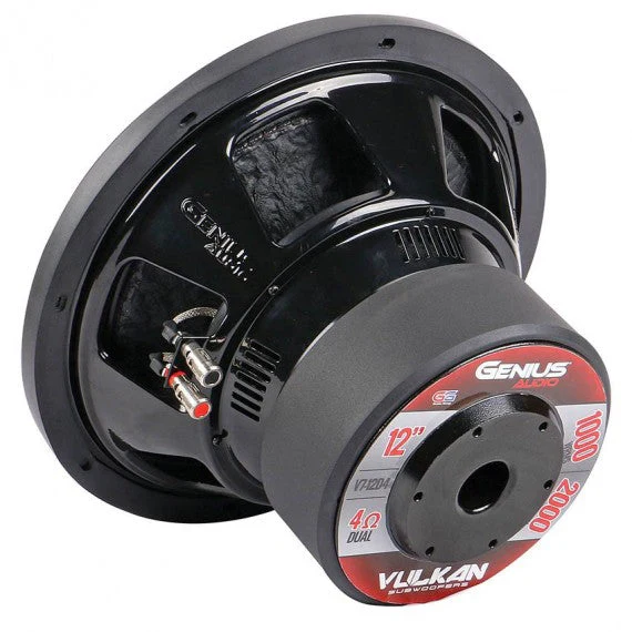 V7-12D4 VULKAN SERIES SUBWOOFER 12" 2000 WMAX / 1000 WRMS DOUBLE 4 OHM VOICE COIL ROUND COPPER WIRE - Image 3