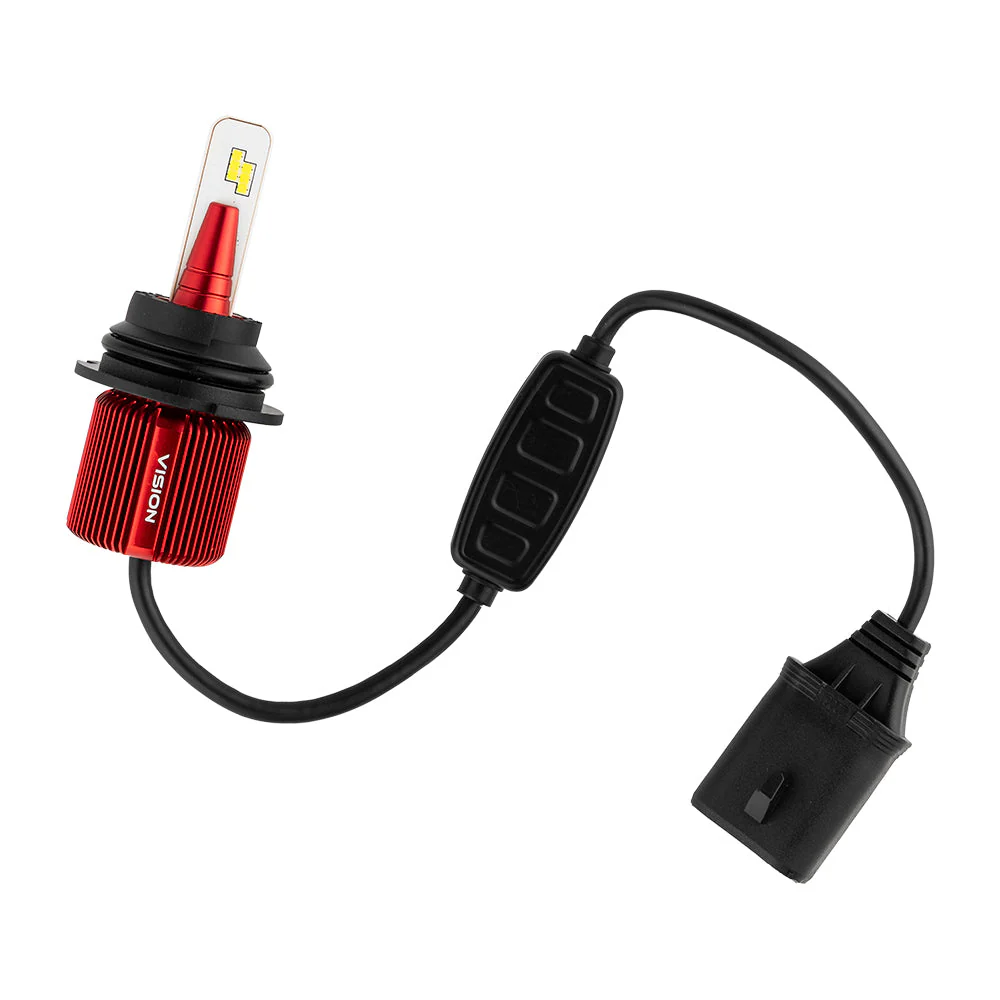 VJ9007 VISION 9007 High/Low High/Low CSP LED Conversion Kit 6500K White 8000/5000 Lumens 50/30 Watts - Image 4