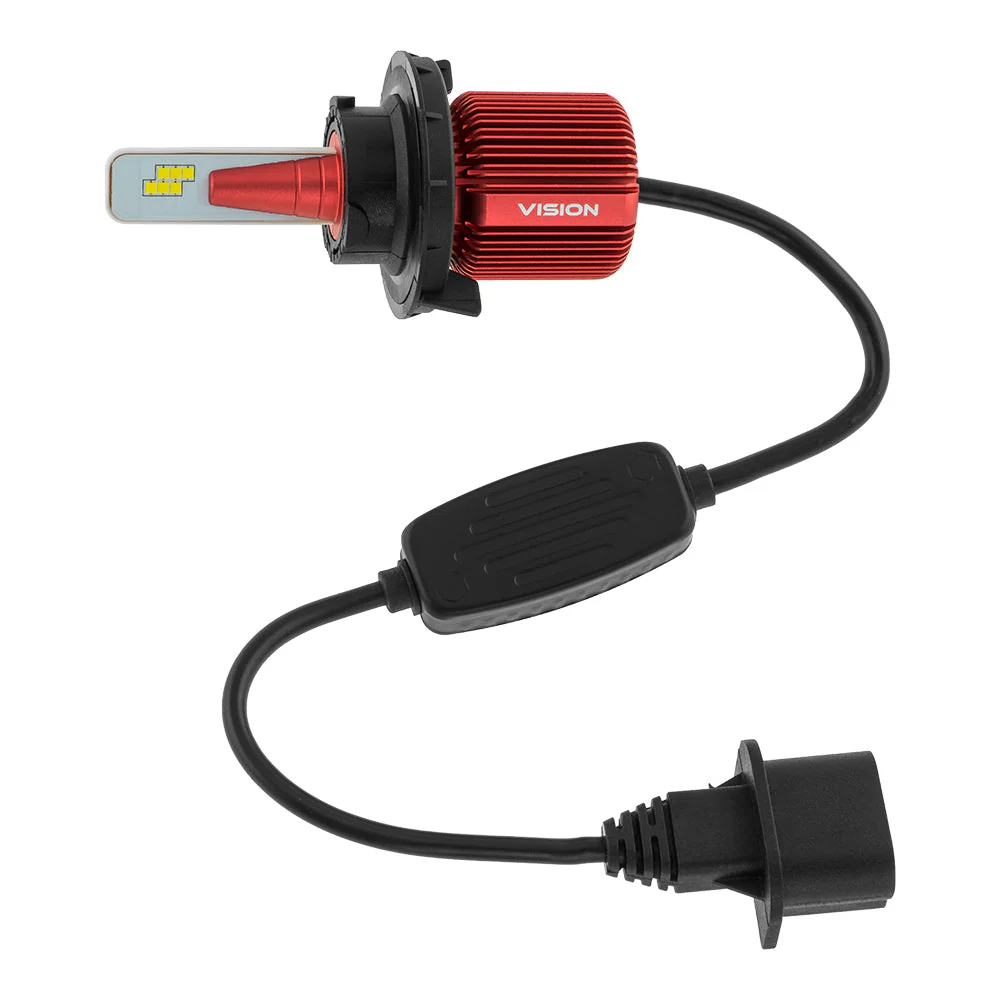 VJH13 VISION H13 High/Low CSP LED Conversion Kit 6500K White 8000/5000 Lumens 50/30 Watts - Image 3