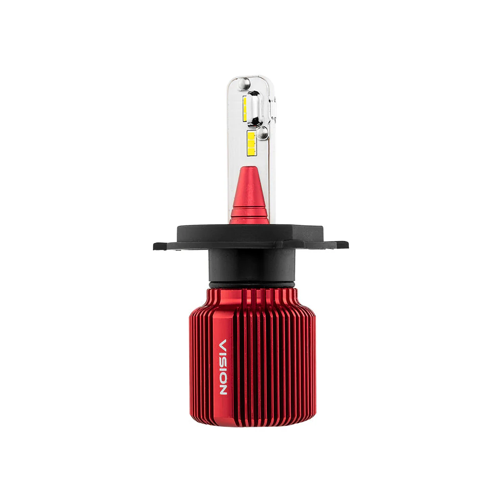 VJH4 VISION H4 High/Low CSP LED Conversion Kit 6500K White 8000/5000 Lumens 50/30 Watts - Image 2