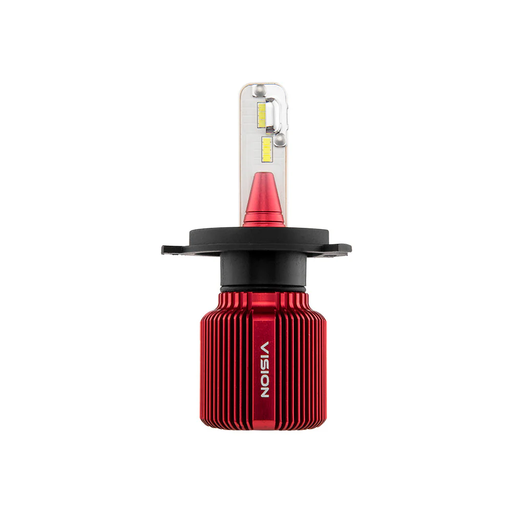 VJH4 VISION H4 High/Low CSP LED Conversion Kit 6500K White 8000/5000 Lumens 50/30 Watts - Image 3