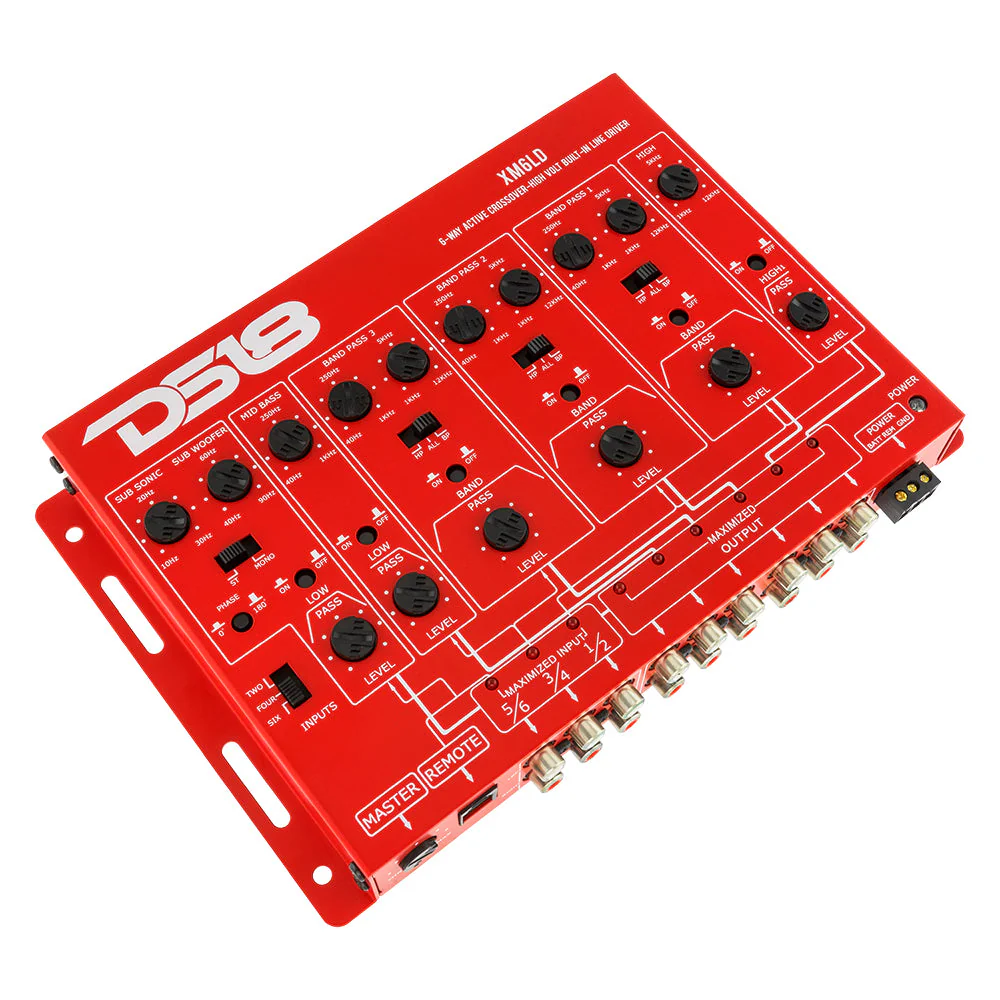 XM6LD 6-Way Active Crossover with Remote Gain Control - Image 2