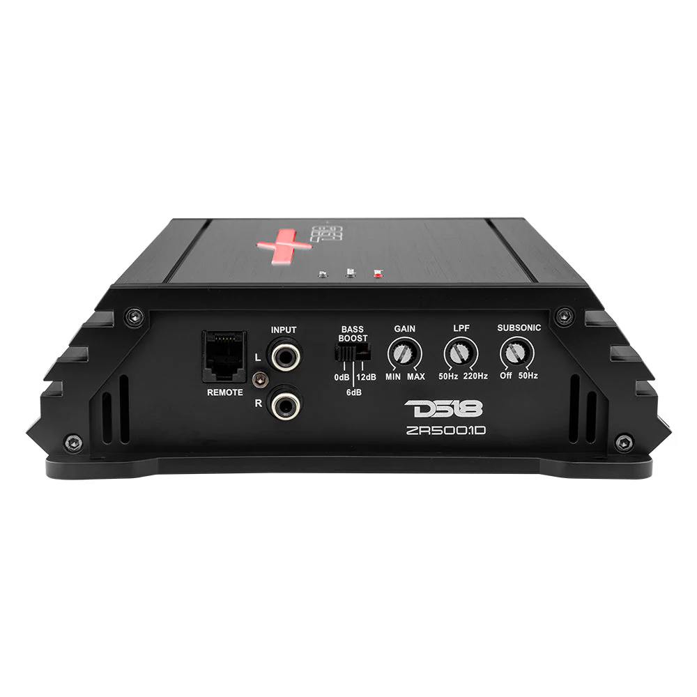 ZR500.1D ZR 1-Channel Class D Amplifier 500 Watts Rms @ 1-Ohm - Image 5