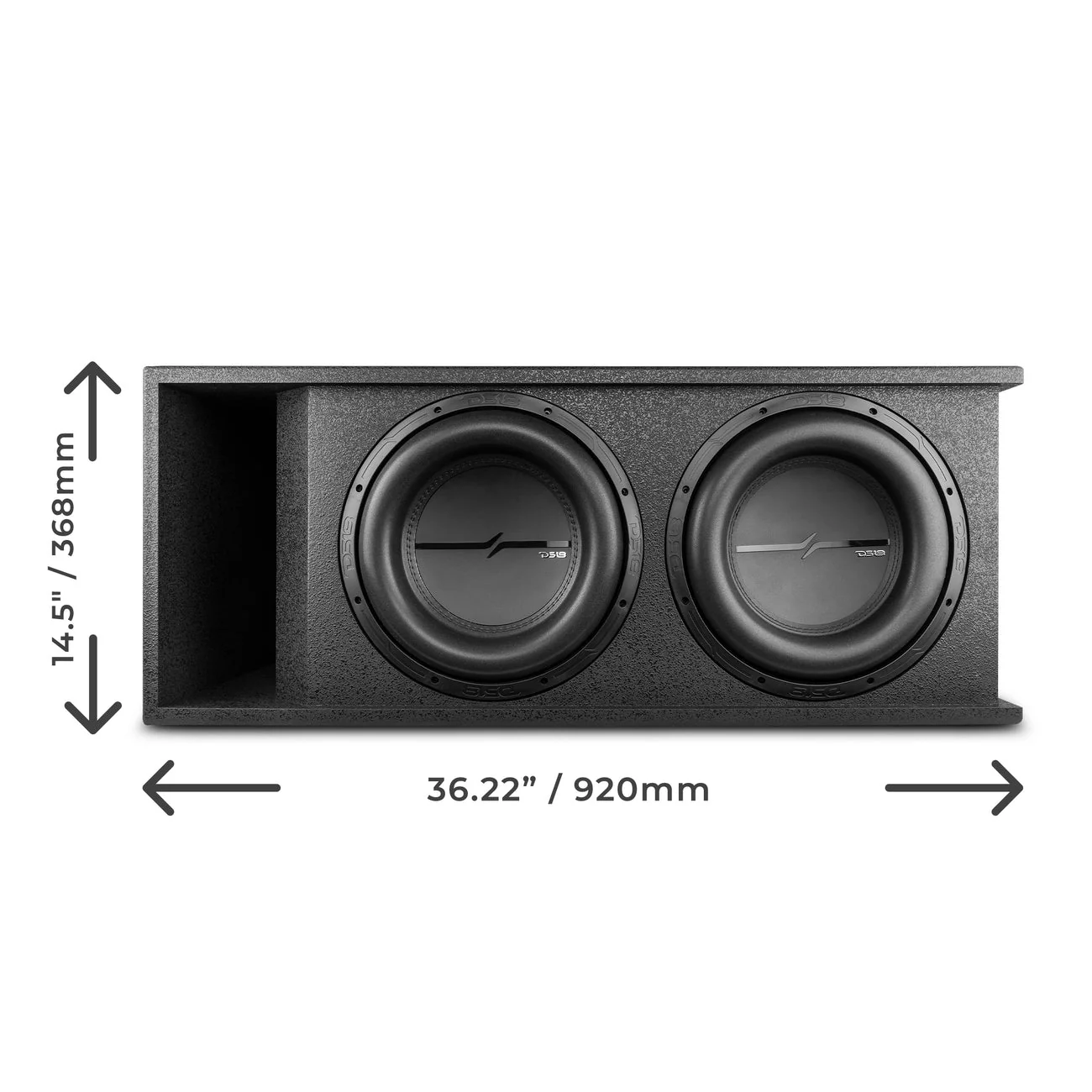 ZXI-X212LD.RG Loaded Subwoofer Ported Rugged Armored Enclosure - Image 2