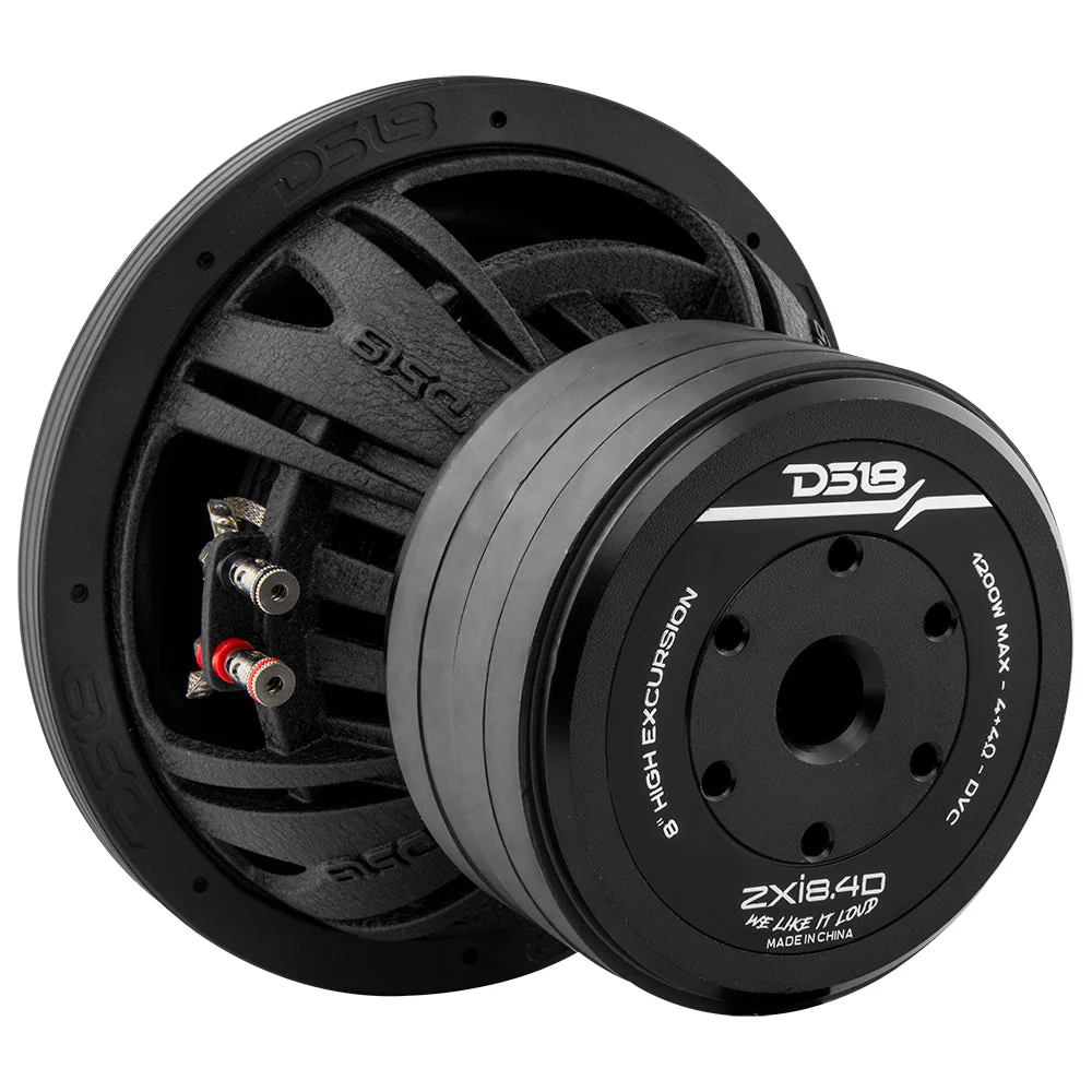 ZXI8.4D 8" High Excursion Subwoofer Quad Stacked Magnets 600 Watts Rms DVC 4-Ohm - Image 4